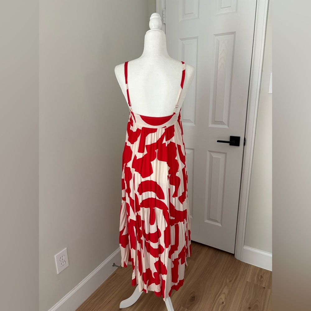 Abel the Label x Anthropologie abstract print maxi dress. - Picture 4 of 7